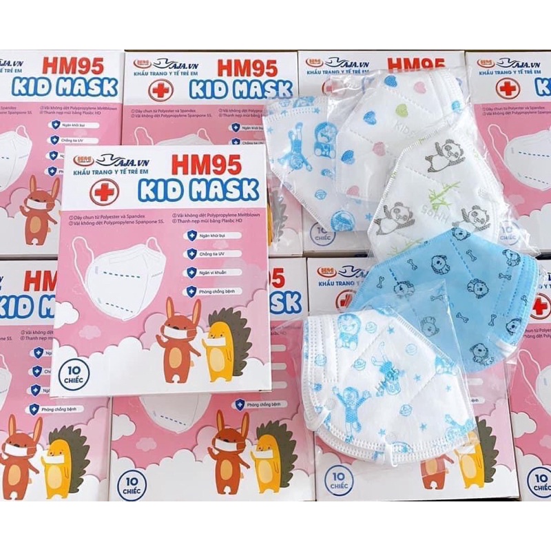 KHẨU TRANG KHÁNG KHUẨN HM95 EM BÉ