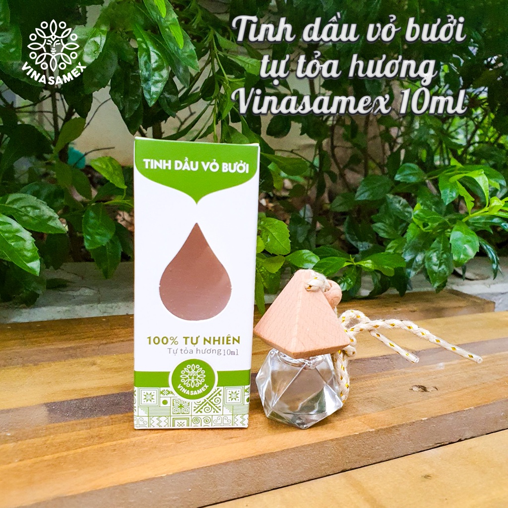 Tinh dầu tự tỏa hương Vinasamex 10ml (Tinh dầu Quế/ Hồi/ Gừng/ Sả chanh/ Vỏ bưởi)