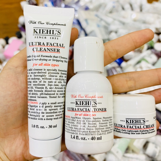 Kiehls Bộ Sản Phẩm Chăm Sóc Dành Cho Da Khô (Kiehl's Ultra Facial) Mini