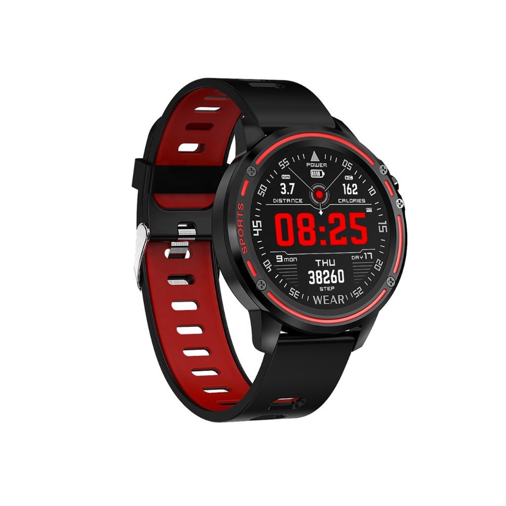 Microwear L8 - Đồng hồ thông minh hỗ trợ đo nhịp tim, huyết áp, ECG PPG, chống nước IP68
