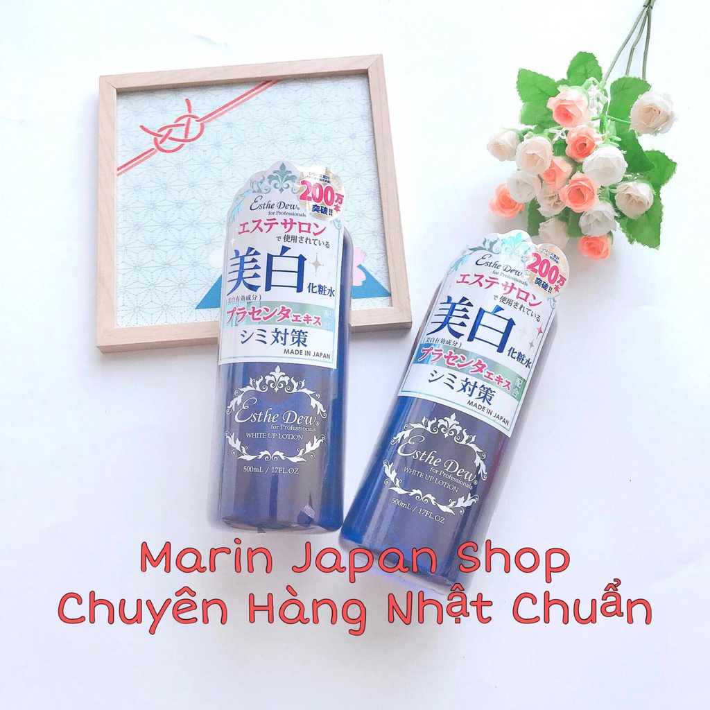 (Chuẩn Nhật) Lotion giúp chống mụn và da mụn nhạy cảm dưỡng trắng da nhau thai Esthe Dew Nhật Bản