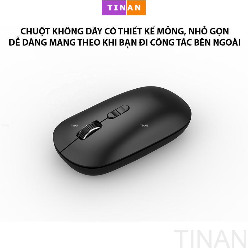 [Bluetooth+USB2.4G] Chuột Không Dây Kết Nối Đa Thiết Bị FD E320T, Thiết Kế Siêu Mỏng, Dùng Cho Văn Phòng, Học Tập