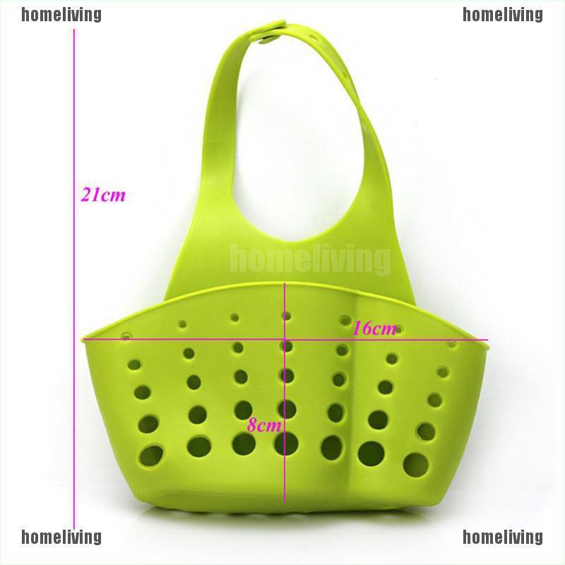 Rổ nhựa đựng xốp rửa chén treo bồn rửa tiện dụng cho nhà bếp