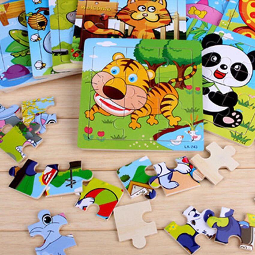 Tranh Ghép Gỗ Thông Minh 9 Mảnh Puzzle - Ghép 9 Mảnh Bằng Gỗ