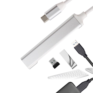 Đầu chia cổng type C sang 3 cổng Usb 2.0 Và Usb 3.0 cho máy tính xách tay điện thoại máy tính bảng