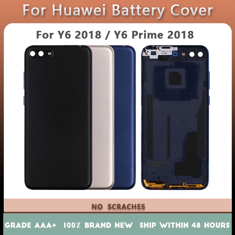 Nắp Lưng Điện Thoại Chất Lượng Cao Thay Thế Chuyên Dụng Cho Huawei Y6 Prime 2018 ATU-L31 L42 Y6 2018 ATU-L11 LX3