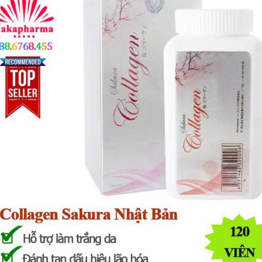 Viên Uống Collagen Sakura Của Nhật 60.000mg - Viên Uống Làm Đẹp Da, Chống Lão Hoá