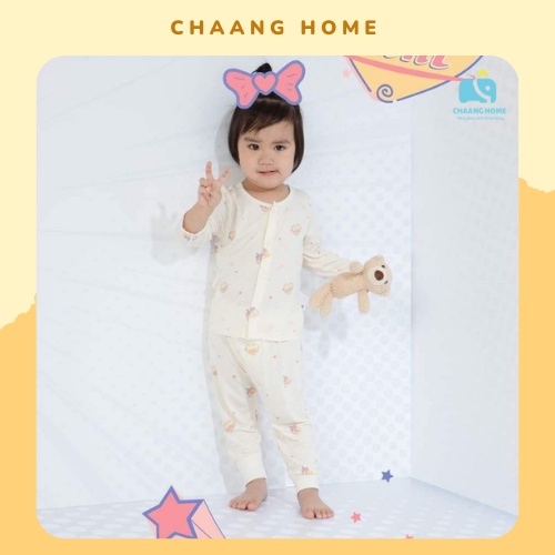 Chaang bộ dài tay cúc giữa Hero super girl, bộ thun dài tay bé gái, bộ quần áo dài tay co giãn thoải mái, bộ cotton
