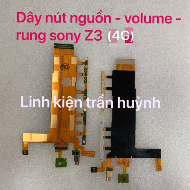 Dây nút nguồn + volume + rung sony Z3 (4G)
