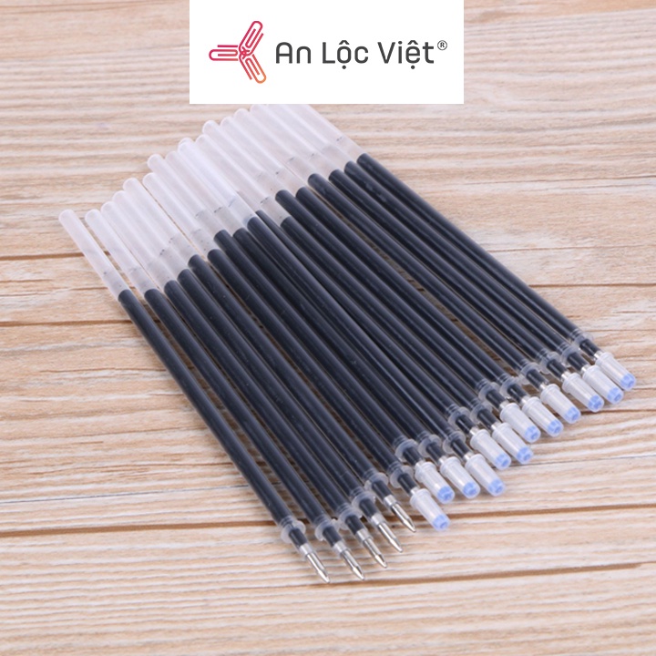 Combo 20 Ngòi Ruột Bút Mực Gel 0.5mm Đầu Kim Màu Xanh Dương-Đỏ-Đen