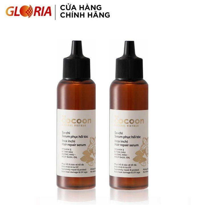 Combo 2 serum Cocoon sachi phục hồi tóc 70ml/chai