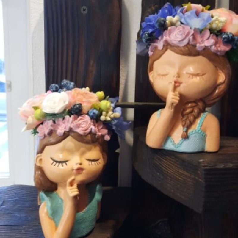 Khuôn Silicone Làm Chậu Hoa / Cây Mọng Nước DIY