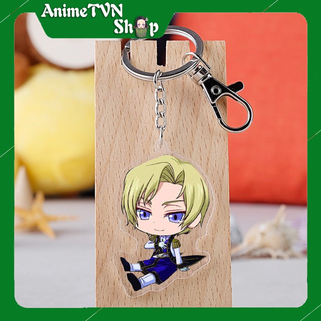 Móc khoá Mica dây xịn anime Code Geass: Hangyaku No Lelouch - Nhựa Cứng Acrylic In 2 mặt sắc nét ( ảnh thật )