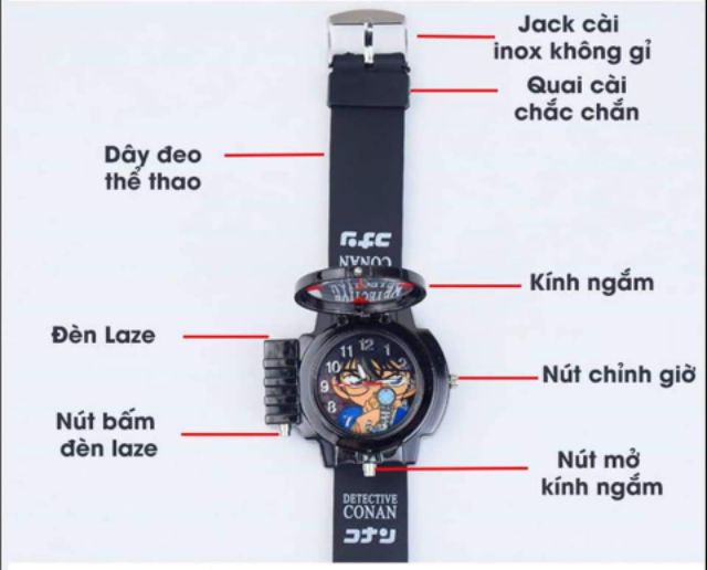 Đồng Hồ Bé Trai Thám Tử CoNan | BigBuy360 - bigbuy360.vn