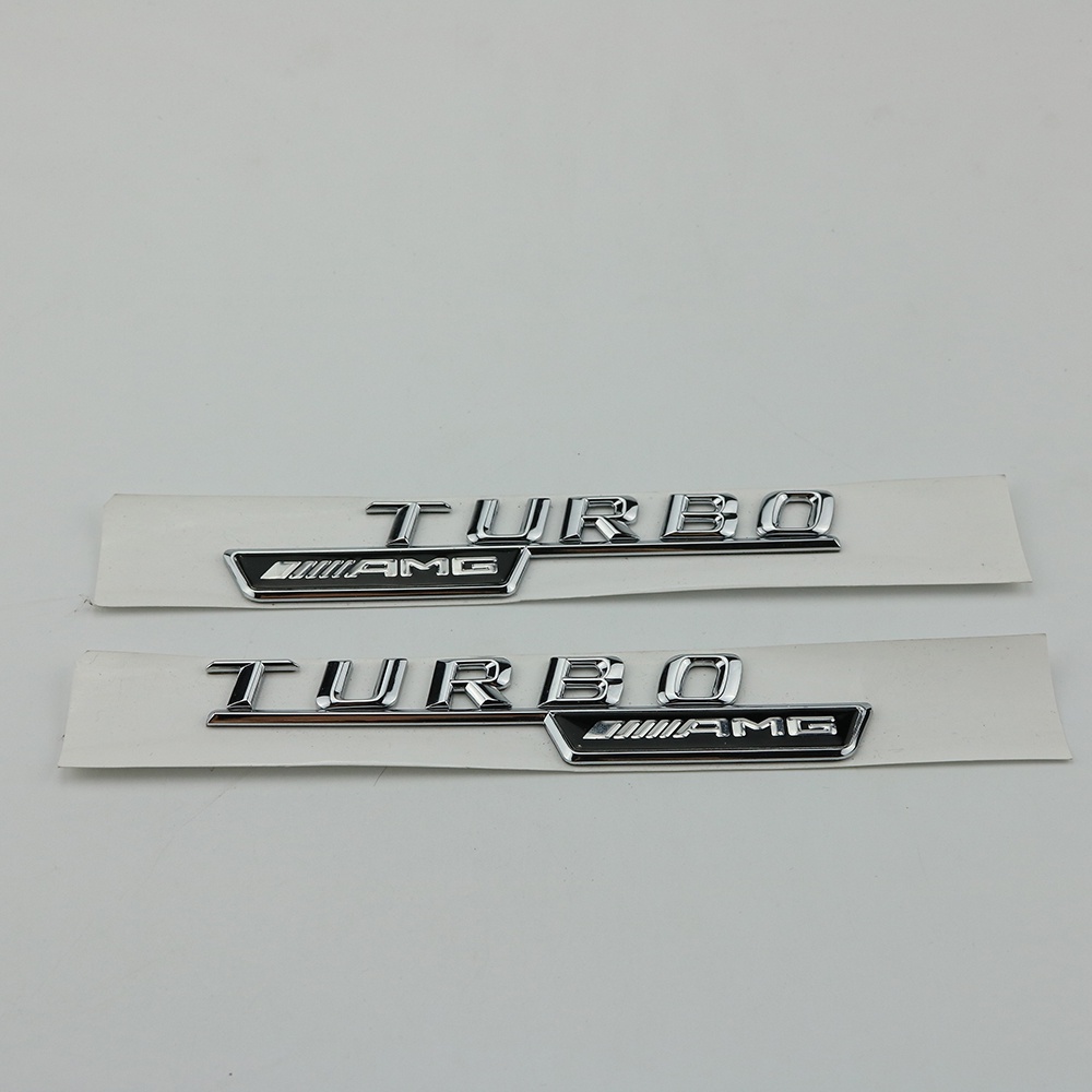 Sticker logo Dán Trang Trí Thân Xe Hơi benz amg turbo 4matic Bit turbo 4matic + fender