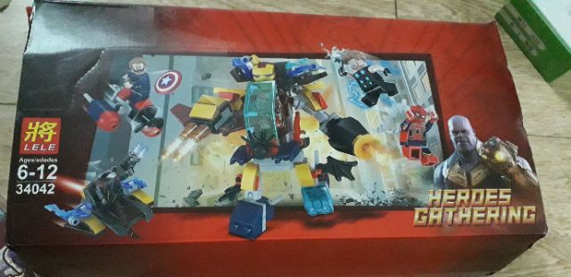 Lắp ráp 1 hộp lắp ráp LegoHeroes Gathering 34042