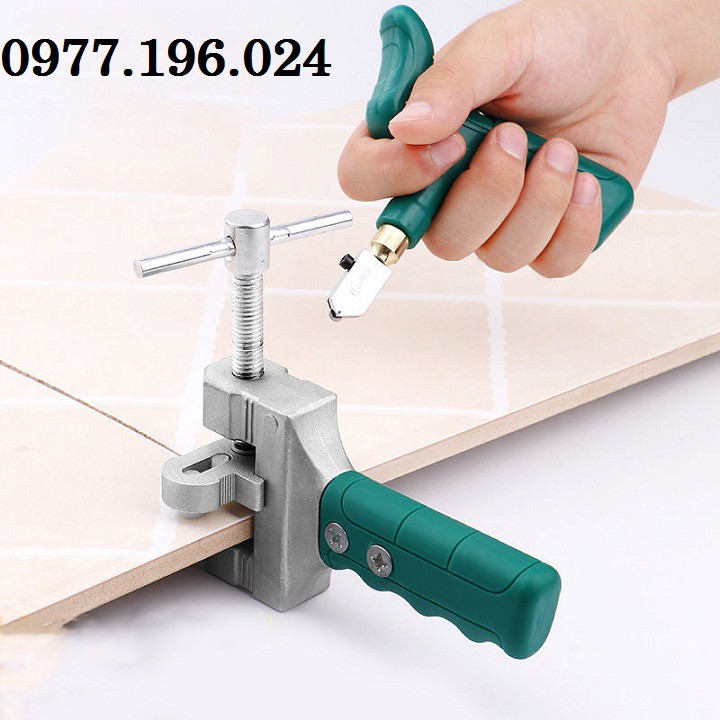 Bộ dụng cụ cắt gạch , kính tiện dụng bao gồm dao cắt và kìm bẻ gạch