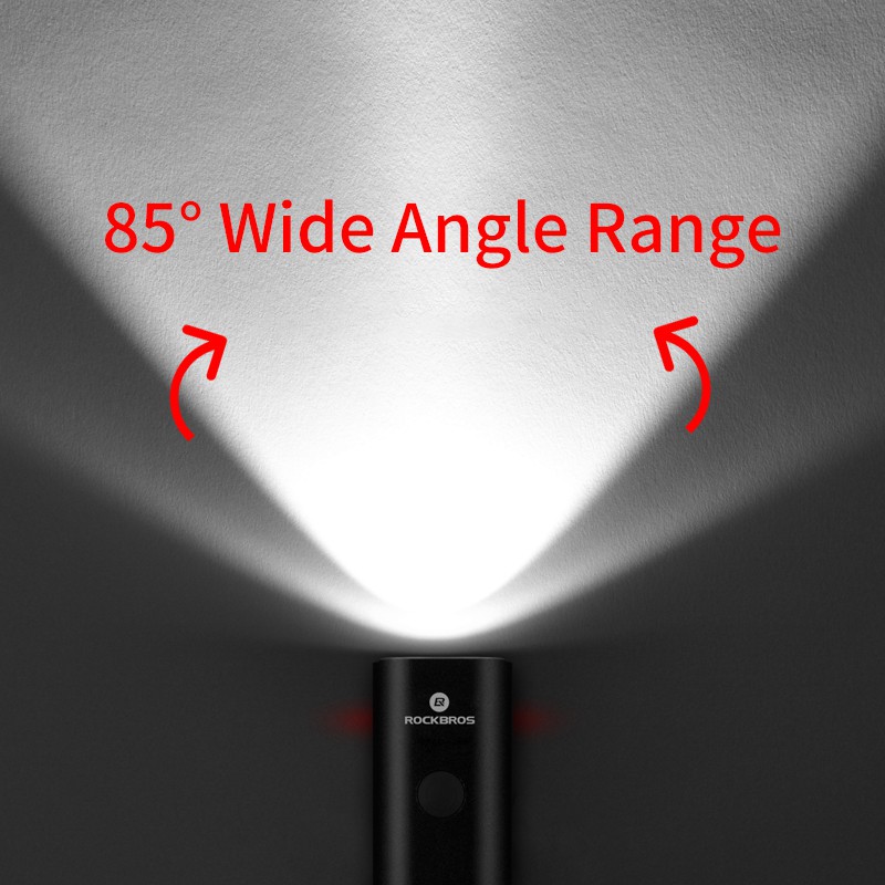 Đèn pha LED 2000mAh ROCKBROS chống thấm nước kèm sạc usb tiện lợi cho xe đạp
