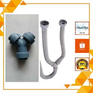 NỐI CHỮ Y CẮM ỐNG RUỘT GÀ THOÁT NƯỚC CHẬU RỬA BÁT