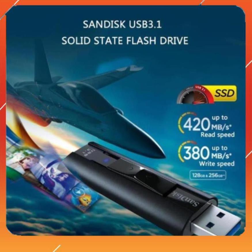 USB 3.1 SanDisk Extreme Pro CZ880 256GB 420MB/s (SDCZ880-256G-A46)