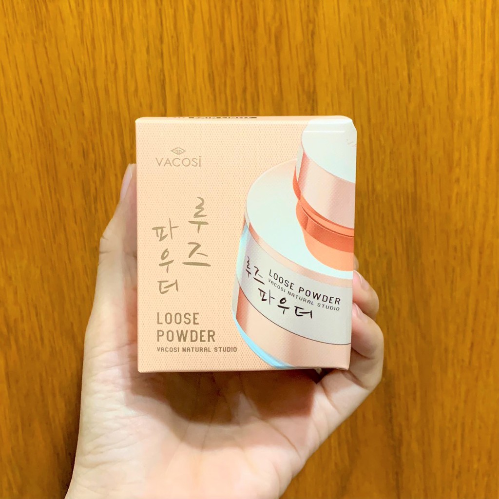 PHẤN PHỦ BỘT SIÊU MỊN KIỀM DẦU VACOSI NATURAL STUDIO LOOSE POWDER 12G CHÍNH HÃNG - 7288