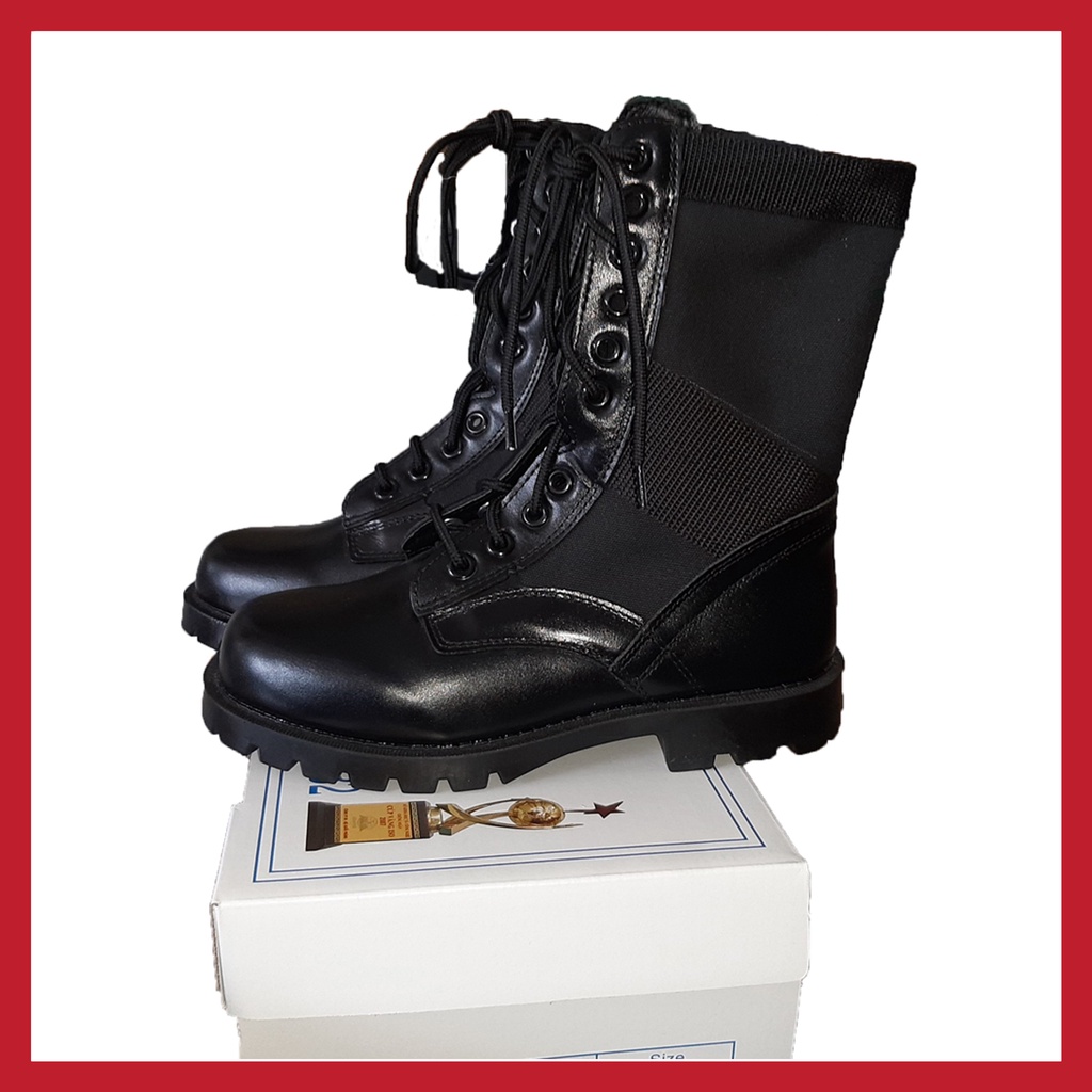 Giày Ghệt SQ nam, Giày ASECO 32 hàng hiệu, Giày cao cổ (Bốt) Boots for Men chất liệu da bò đế Cao su đúc  - CHÍNH HÃNG | BigBuy360 - bigbuy360.vn