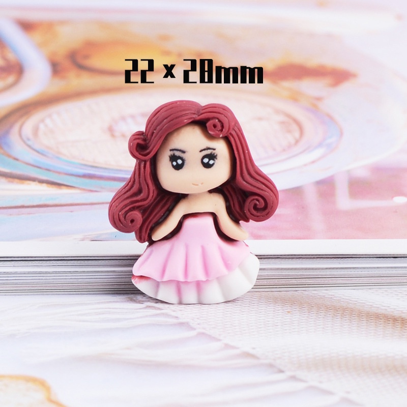 Charm Combo 04 Mô hình công chúa Slime kích thước 25 x 31 mm nhièu màu