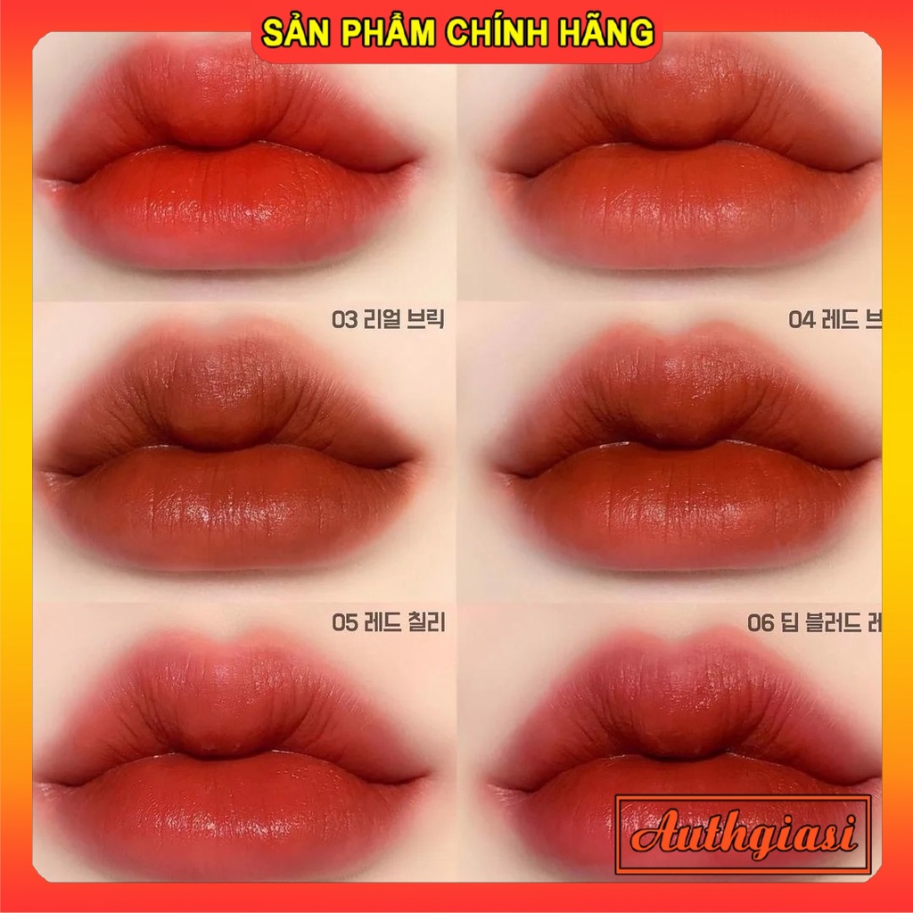 Son kem lì cực lâu trôi G9Skin First Lip V-Fit Velvet Tint G9 Skin New 01-08 6g