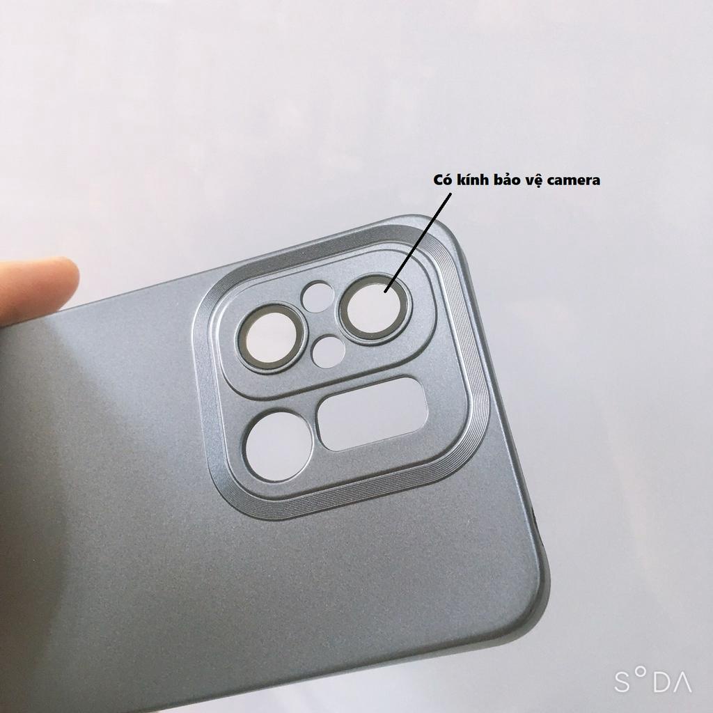 Ốp lưng Xiaomi Redmi 12C/ 11A TPU màu nhám chống vân tay viền vuông sang trọng