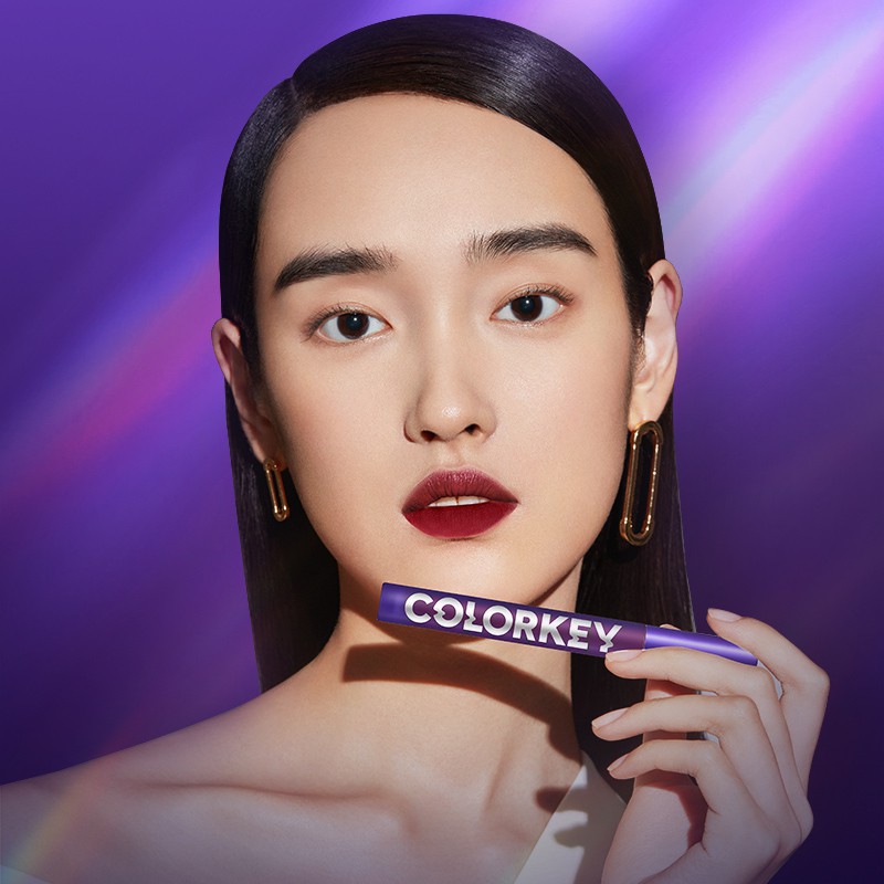 Colorkey Soft Velvet Lip Glosss High Pigmented Long Lasting Makeup 1.7g