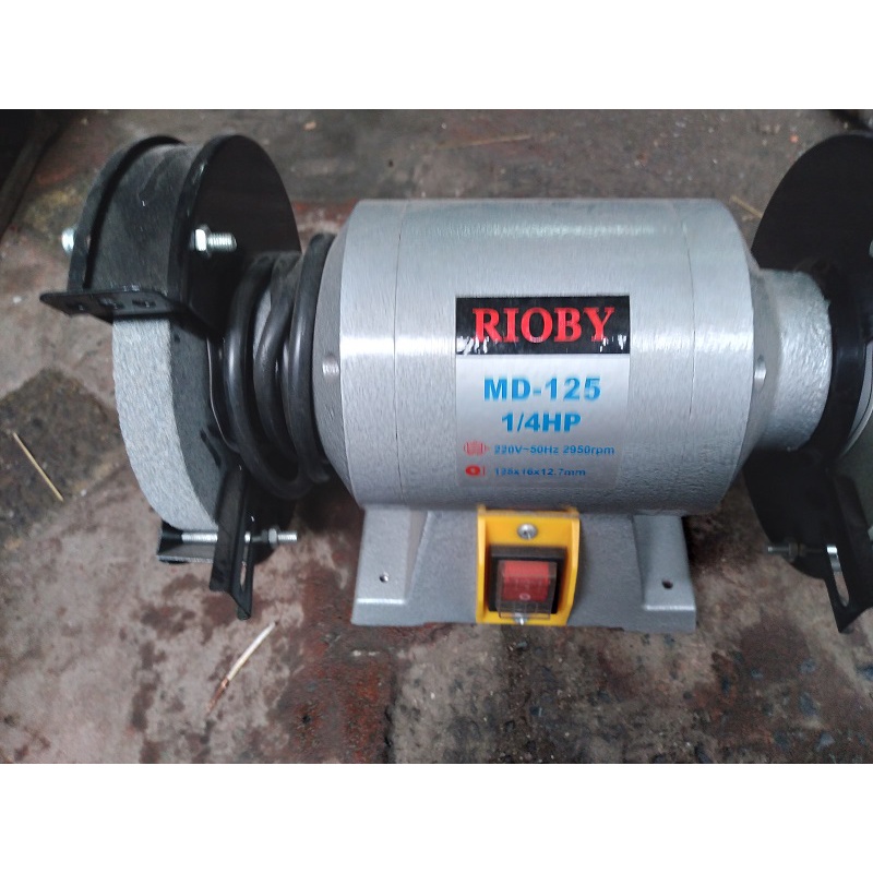 Máy mài bàn cố định 2 đầu / 2 đá 250w 100% motor cuốn dây đồng