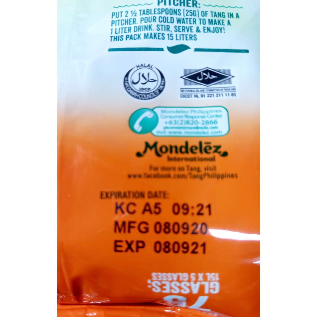 bột cam tang 375 gr  gói - thái lan.9/2021 | BigBuy360 - bigbuy360.vn