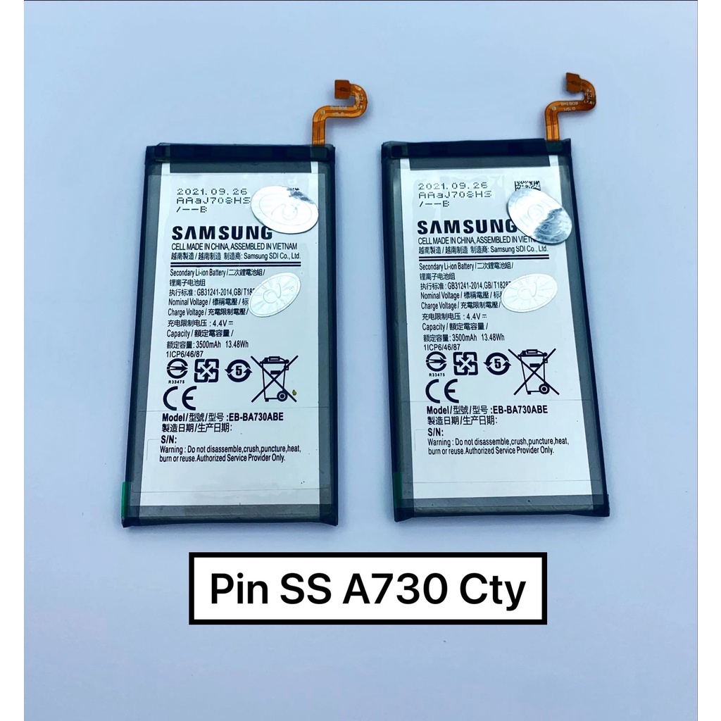 Pin SS A730, A8Plus, A8+ Zin