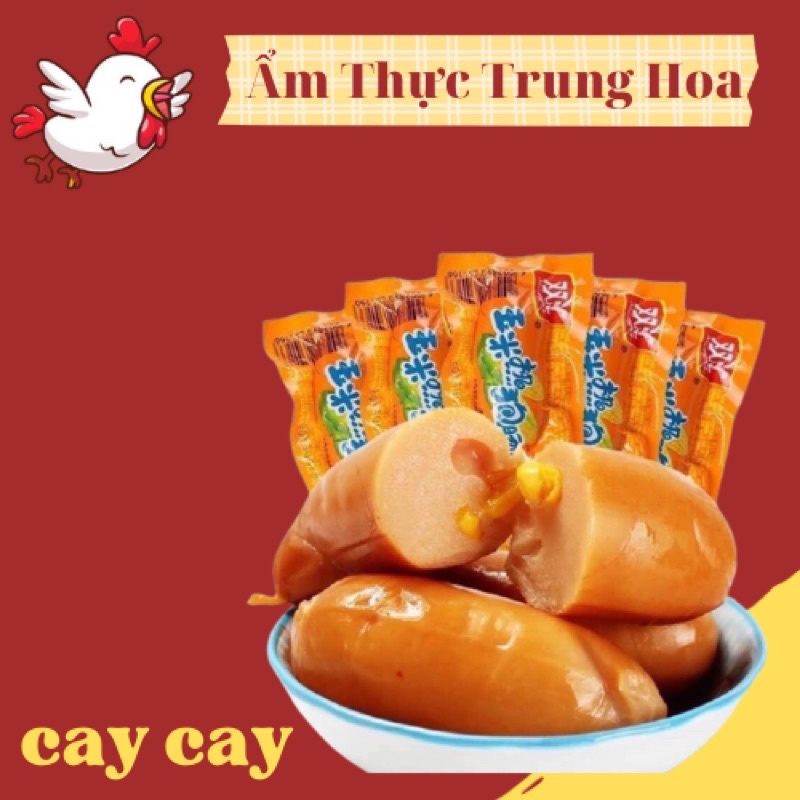 SHUSHEN FOOD Xúc Xích Ngô Ngọt Ăn Liền Ngon Xỉu