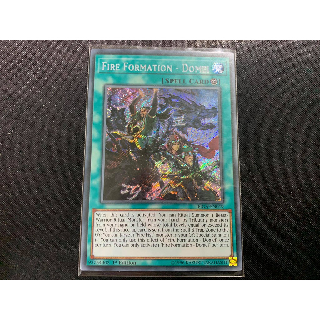 Thẻ Bài Yugioh Chính Hãng Fire Formation - Domei - FIGA-EN019