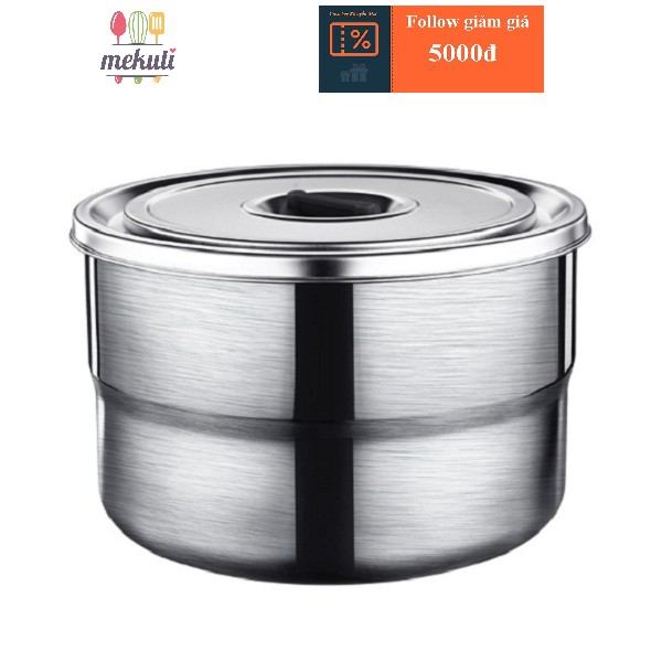 Hộp bảo quản thực phẩm inox 304 nắp hút chân không chống tràn cao cấp