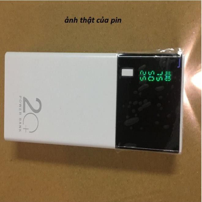 Mua ngay Pin Sạc Dự Phòng, Pin Sạc Dung Lượng 30000mAh Màn LED Có Đèn Pin Loại A1 [Freeship 10k]