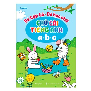 Sách Bé tập tô - bé học chữ - Chữ cái tiếng Anh ABC