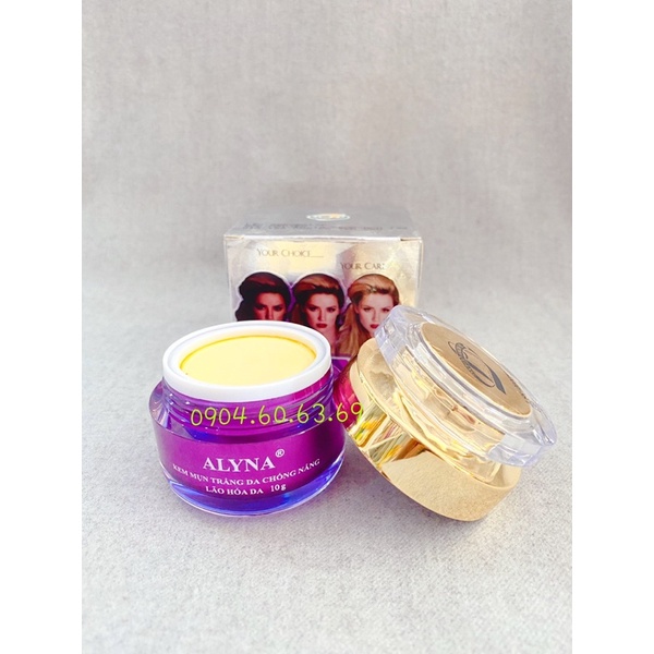 Kem ALYNA Mụn Trắng Da Chống Nắng Lao hoá Da 10g