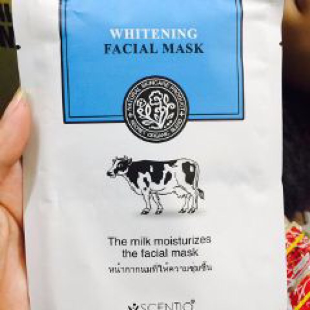 Mặt nạ dưỡng trắng da sữa bò Scentio Milk Plus Whitening Facial Mask | BigBuy360 - bigbuy360.vn