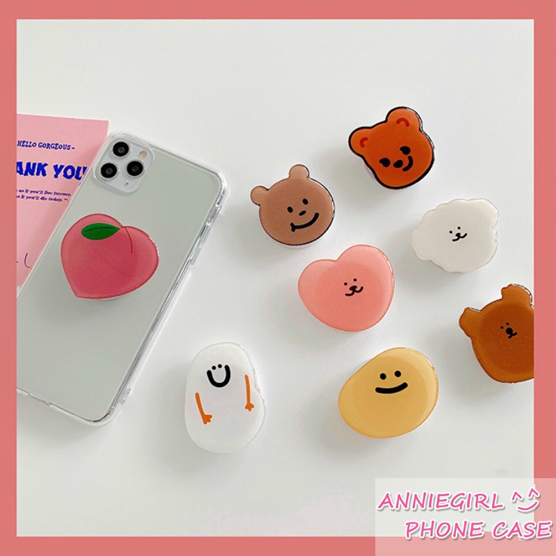 Đệm đỡ điện thoại thiết kế đệm khí hình hoạt hình vui nhộn thông dụng có thể gấp gọn | BigBuy360 - bigbuy360.vn