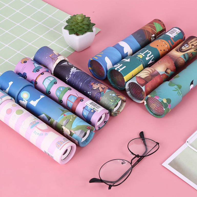 Ống Nhòm Kính Vạn Hoa Nhiều Màu Sắc Dài 19Cm (1201Kvh)