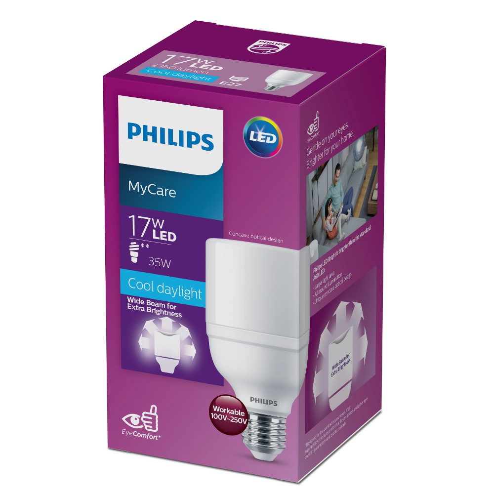 Bóng Đèn Philips LEDBright 17W E27 6500K 230V 1CT/12 APR