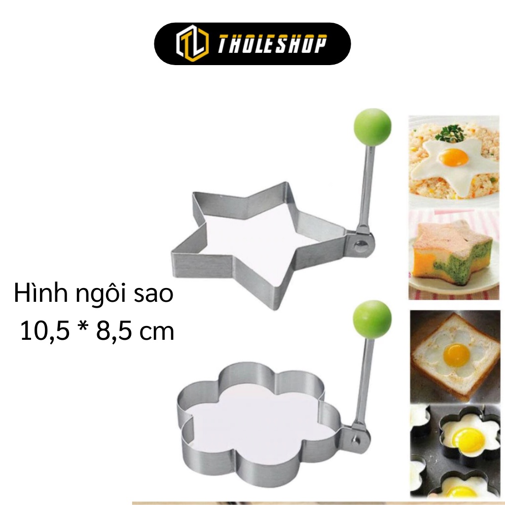 Khuôn Chiên Trứng - Khuôn Rán Trứng Không Gỉ Nhiều Hình Giúp Tạo Hình Món Ăn Cho Bé 3127