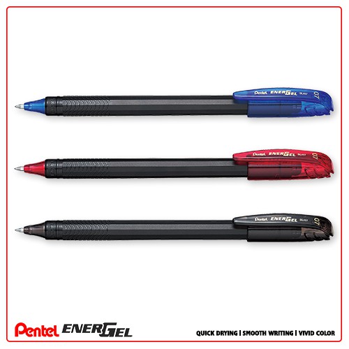 Bút Energel Pentel Nắp Đậy - BLN415/7 (0.5/0.7mm) [Hàng Chính Hãng]