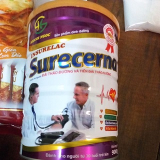 Sữa bột surecerna lon 900gr date 2025