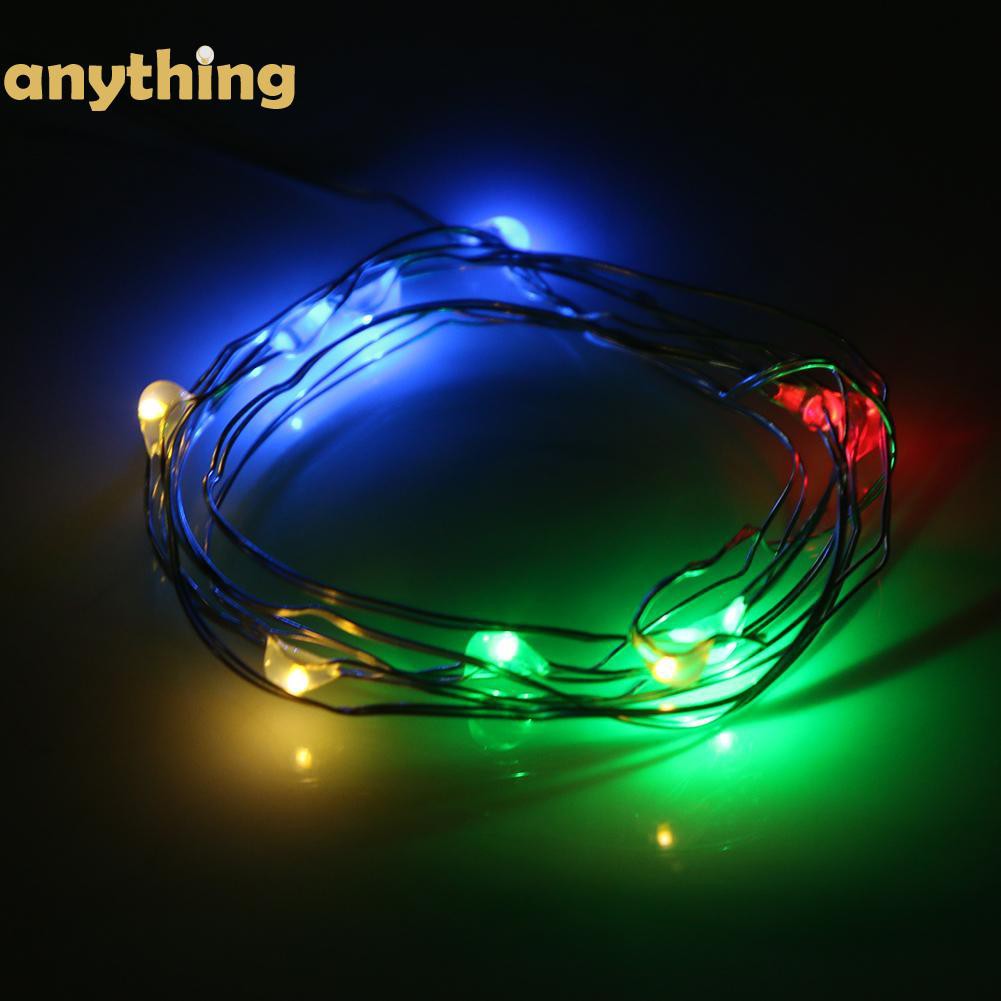 Dây đèn 10 LED 1M chống nước dùng năng lượng mặt trời