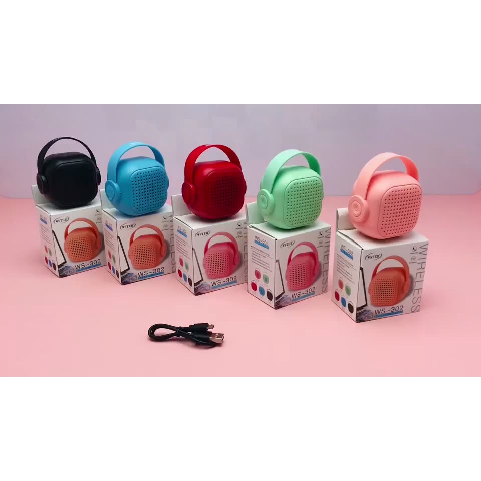 Loa Bluetooth WS-302 Mini Hỗ Trợ Trả Lời Cuộc Gọi Trực Tiếp Trên Loa