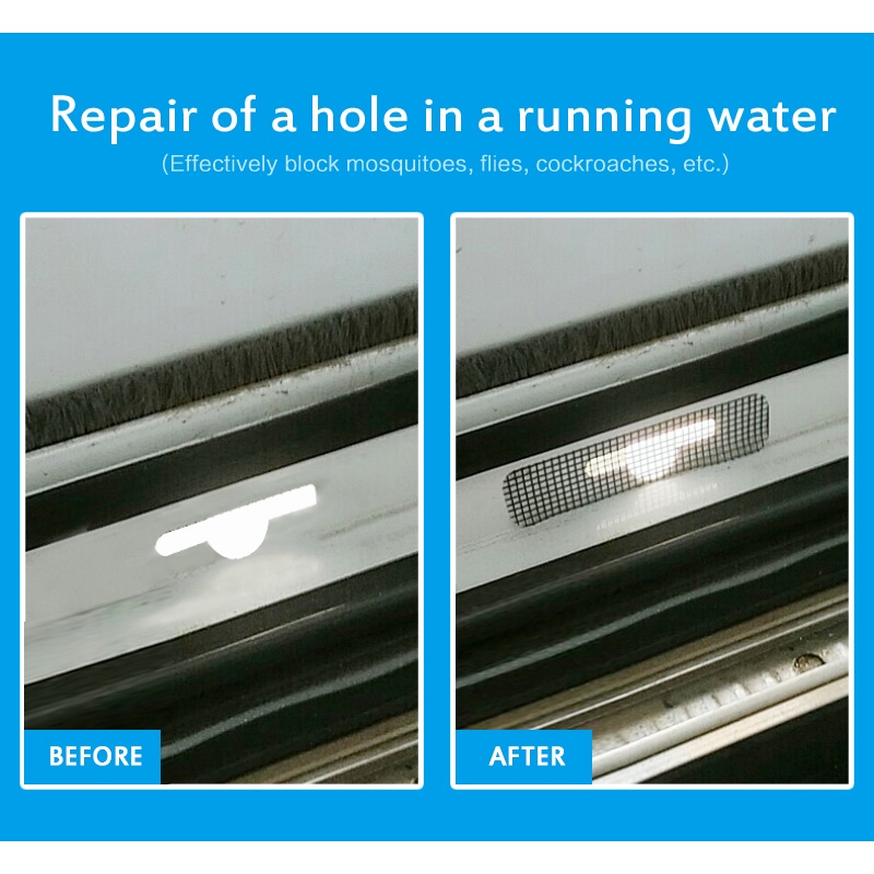 Bộ 5 miếng dán lưới tự dính chống muỗi/chống ruồi dành cho cửa sổ