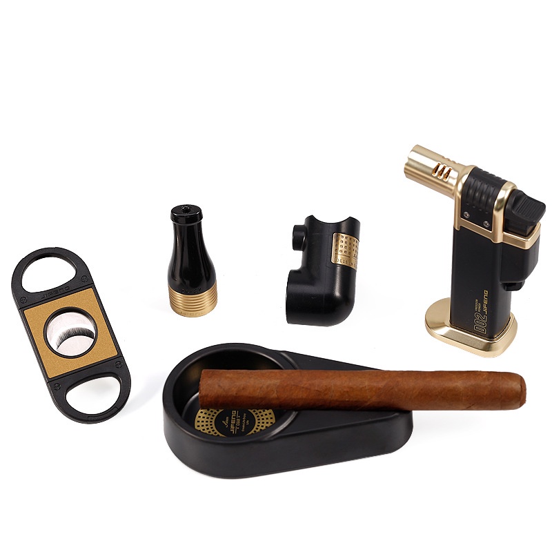 Bộ SET Quà Tặng Phụ Kiện Xì-Gà-Cigar Gồm 5 Món Jifeng TZ238